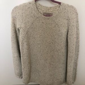 LOFT speckled sweater